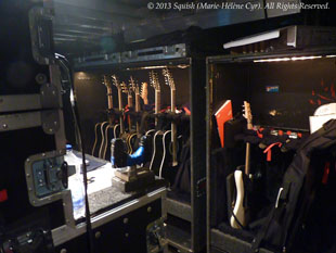 Second backstage tour before the Bon Jovi show at the Bell Centre, Quebec, Canada (February 14, 2013)